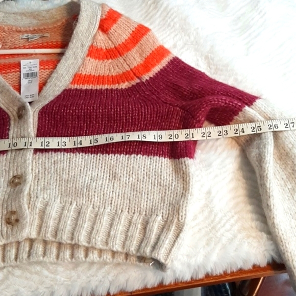 NWT American Eagle Outfitters Multicolor Striped Cardigan - Picture 3 of 8